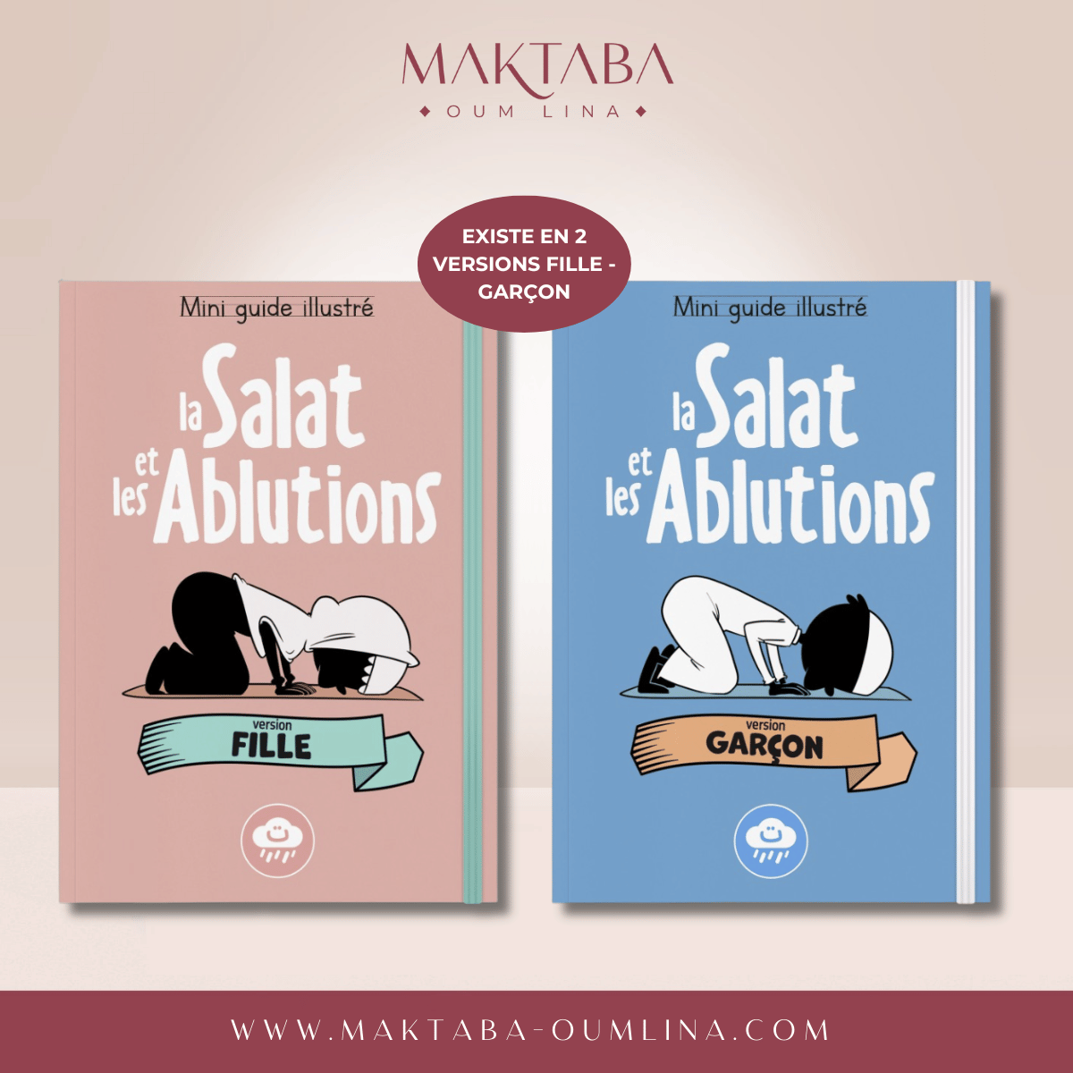Mini Guide Illustré : Apprendre la Salat (la prière) et les Ablutions - Bdouin