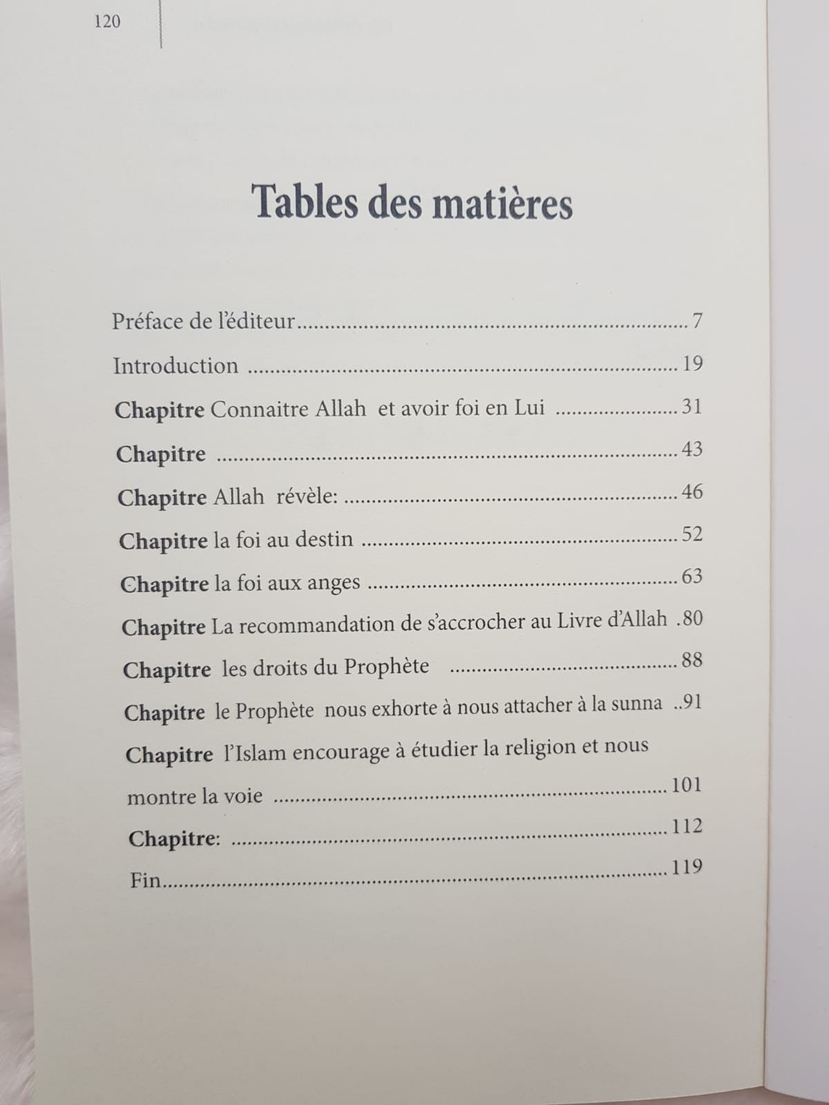 Les fondements de la Foi - Cheikh Mohammed ibn Al-Wahhab